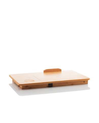 Bamboo Folding Side Table Lapwood InnovaGoods