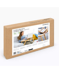 Bamboo Folding Side Table Lapwood InnovaGoods
