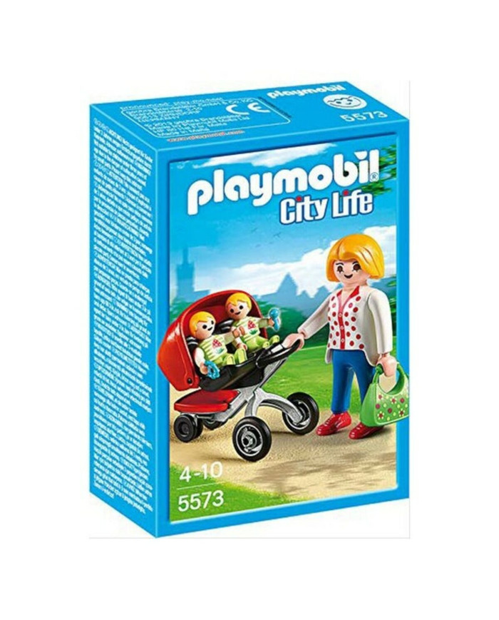 Playset City Life Mama with Twin Cart Playmobil 5573