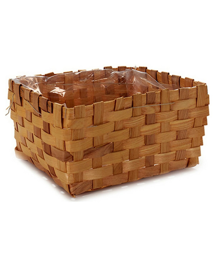 Plant pot Ibergarden Brown Cane 21 x 12,5 x 27 cm