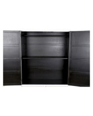 Cupboard DKD Home Decor White Golden Metal Poplar 120 x 50 x 175 cm