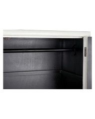 Cupboard DKD Home Decor White Golden Metal Poplar 120 x 50 x 175 cm