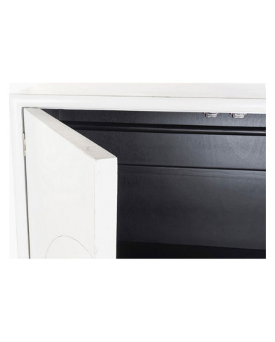 Cupboard DKD Home Decor White Golden Metal Poplar 120 x 50 x 175 cm