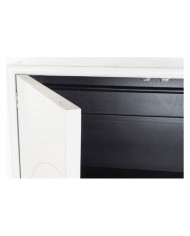 Cupboard DKD Home Decor White Golden Metal Poplar 120 x 50 x 175 cm