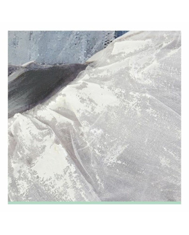 Painting DKD Home Decor Canvas Grey Blue Wood White (100 x 3 x 100 cm) (2 Units)