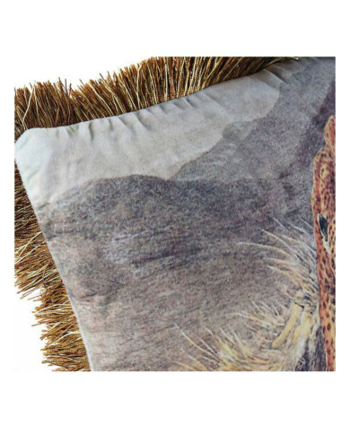 Cushion DKD Home Decor Aluminium Colonial Jungle (2 Units) (2 Pieces)