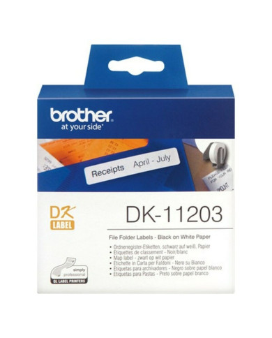 Laminated Tape for Labelling Machines Brother DK11203 White