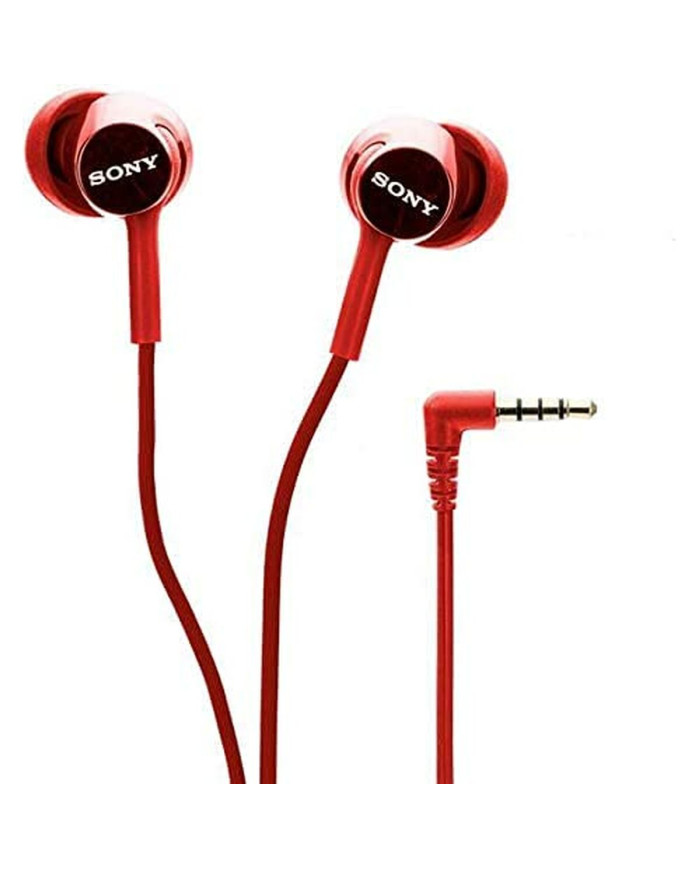 Headphones with Microphone Sony MDR-EX155AP Red