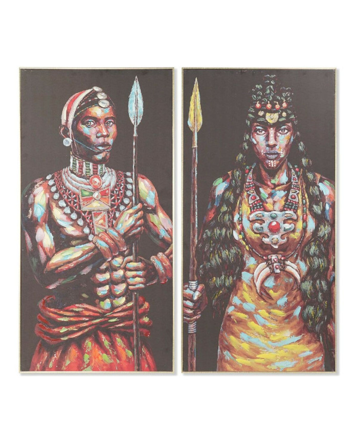 Canvas DKD Home Decor polystyrene Canvas 60 x 5 x 120 cm