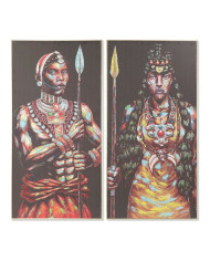 Canvas DKD Home Decor polystyrene Canvas 60 x 5 x 120 cm