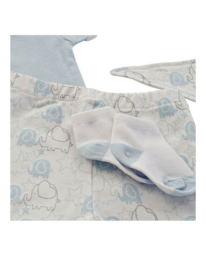Gift Set for Babies DKD Home Decor BE-180261 Blue White Pink (2 Units)