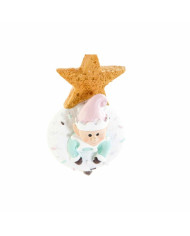 Hanging decoration DKD Home Decor Christmas Resin (2 pcs) (5.5 x 5 x 9 cm)