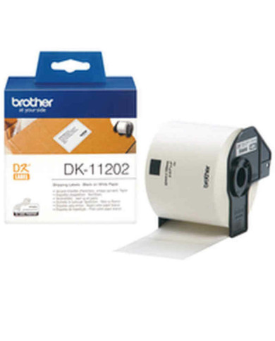 Printer Labels Brother DK11202 White Black (1 Unit)