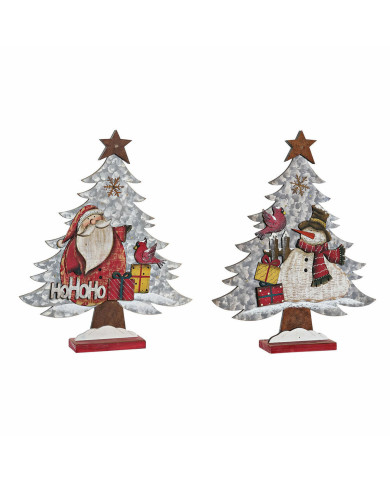 Christmas bauble DKD Home Decor Wood (2 pcs) (33 x 6 x 39.5 cm)