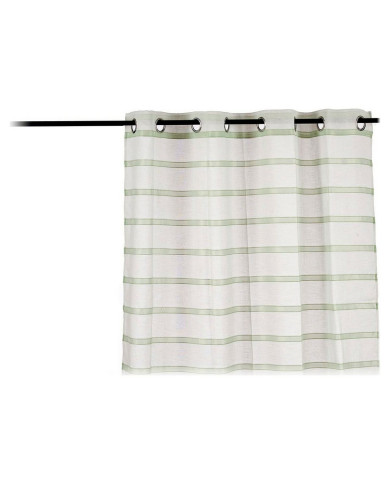Curtain Gift Decor Green 140 x 0,1 x 260 cm Net curtain Stripes