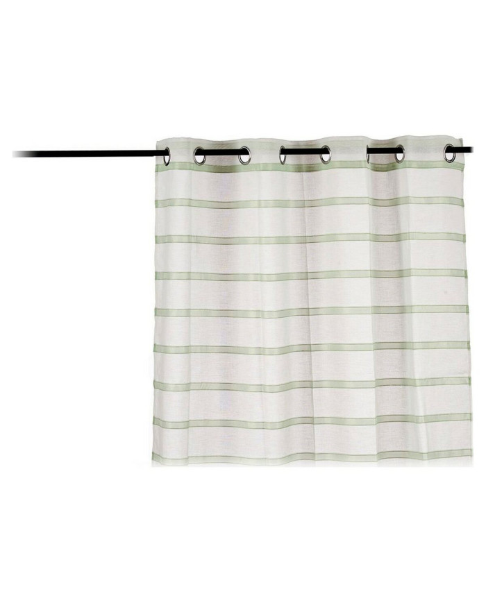 Curtain Gift Decor Green 140 x 0,1 x 260 cm Net curtain Stripes
