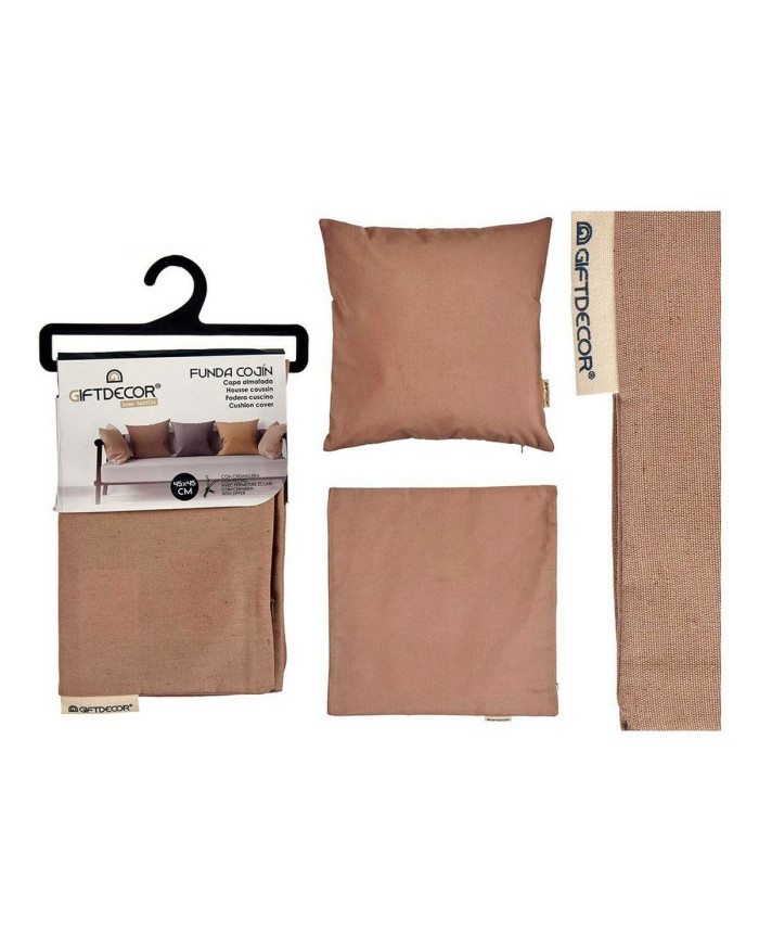 Cushion cover Gift Decor Brown 45 x 0,5 x 45 cm 60 x 0,5 x 60 cm