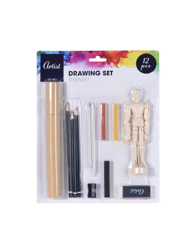 Drawing Set Artist (12 Pcs)
