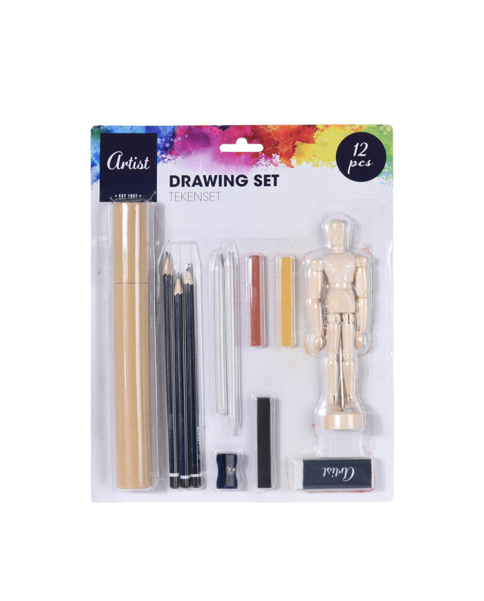 Drawing Set Artist (12 Pcs)
