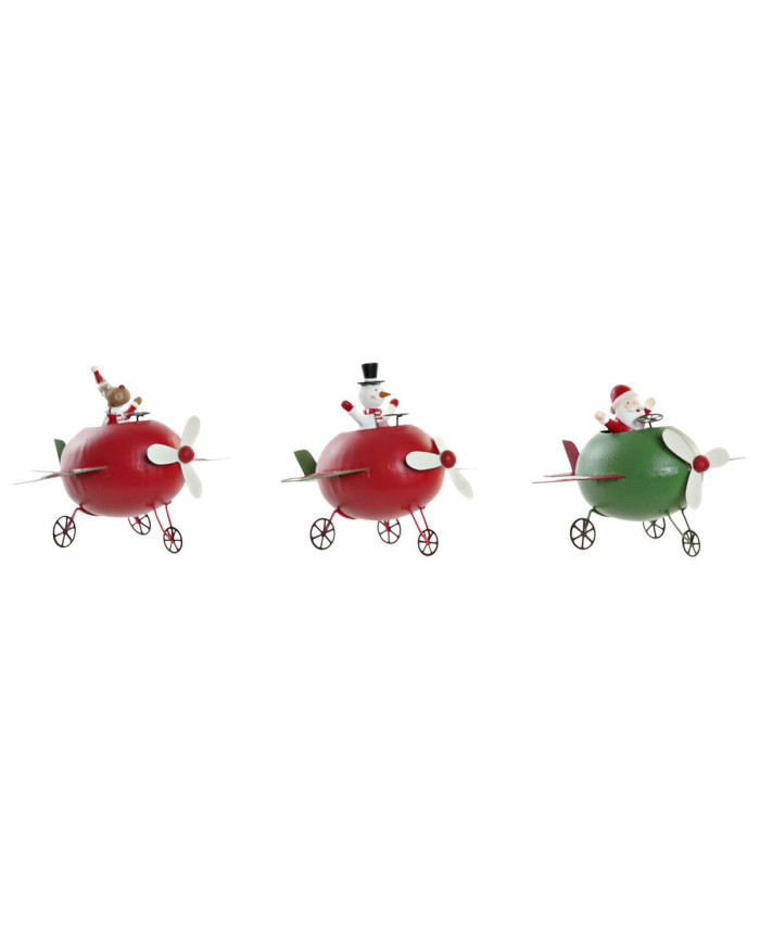 Christmas bauble DKD Home Decor Metal Reindeer (19 x 14 x 13 cm) (3 pcs)