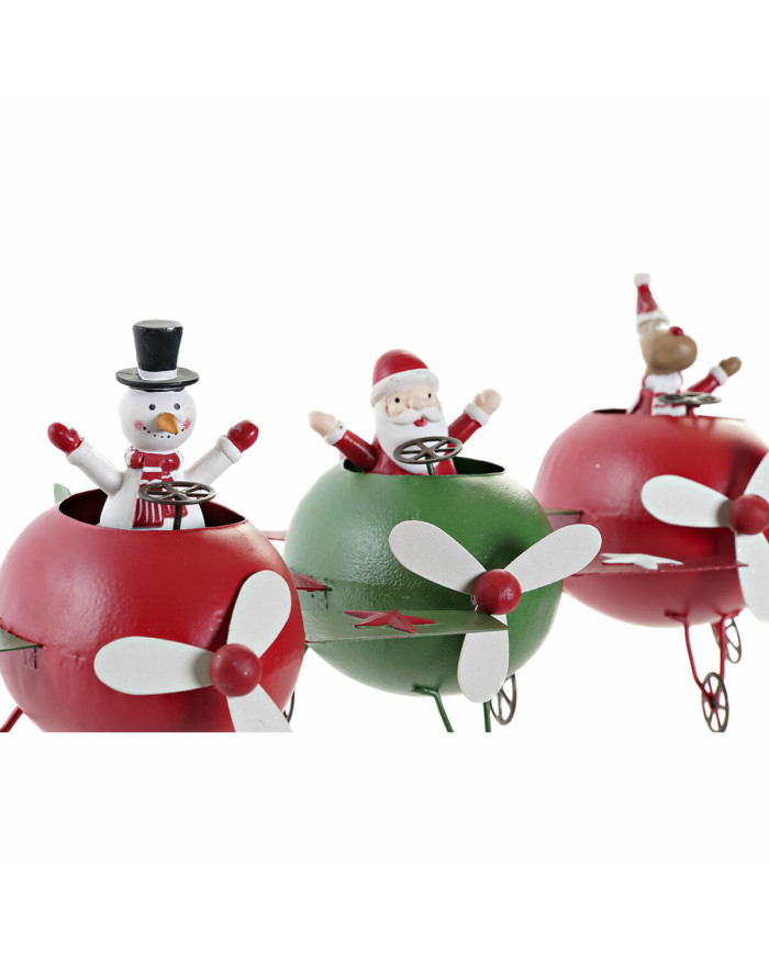 Christmas bauble DKD Home Decor Metal Reindeer (19 x 14 x 13 cm) (3 pcs)
