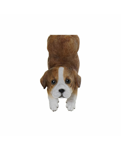 Decorative Figure DKD Home Decor Resin Dog (9 x 10.5 x 20 cm) (3 pcs)