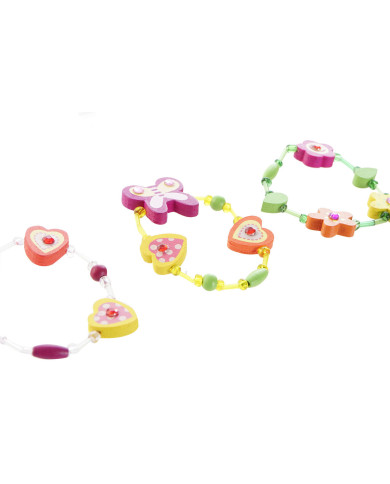 Bracelet DKD Home Decor Multicolour Flowers Children's