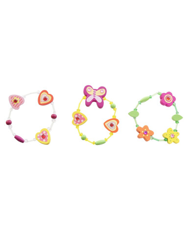 Bracelet DKD Home Decor Multicolour Flowers Children's