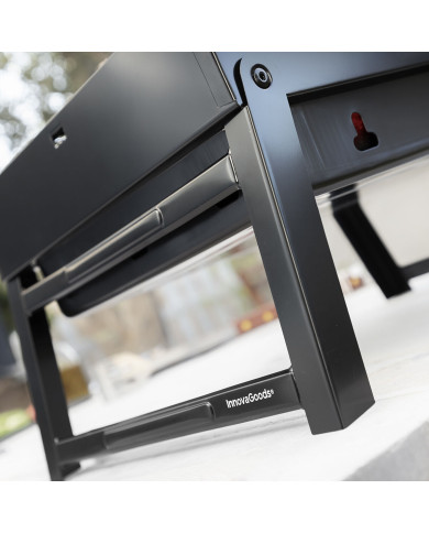 Folding Portable Barbecue for use with Charcoal BearBQ InnovaGoods
