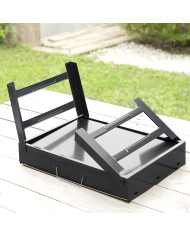 Folding Portable Barbecue for use with Charcoal BearBQ InnovaGoods