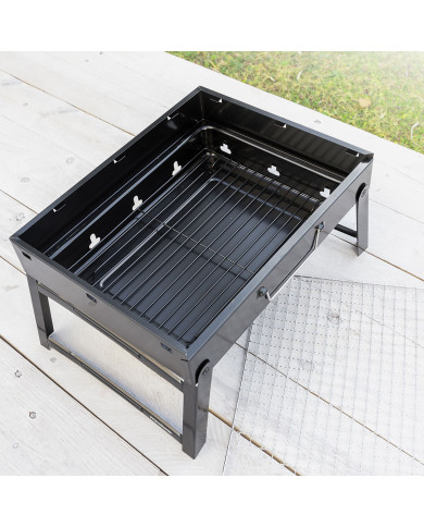 Folding Portable Barbecue for use with Charcoal BearBQ InnovaGoods