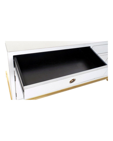 Sideboard DKD Home Decor Kamakura White Golden Metal Poplar 150 x 50 x 80 cm (150 x 50 x 80 cm)