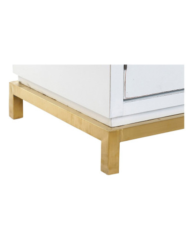 Sideboard DKD Home Decor Kamakura White Golden Metal Poplar 150 x 50 x 80 cm (150 x 50 x 80 cm)