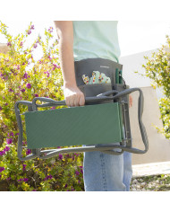 3-in-1 Folding Garden Seat with Bag for Tools Situl InnovaGoods
