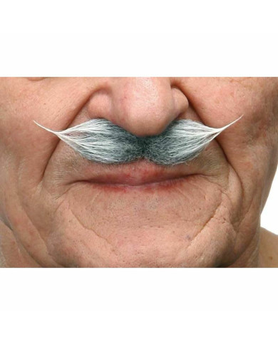 Moustache My Other Me Grey White