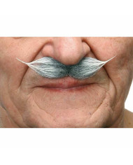 Moustache My Other Me Grey White