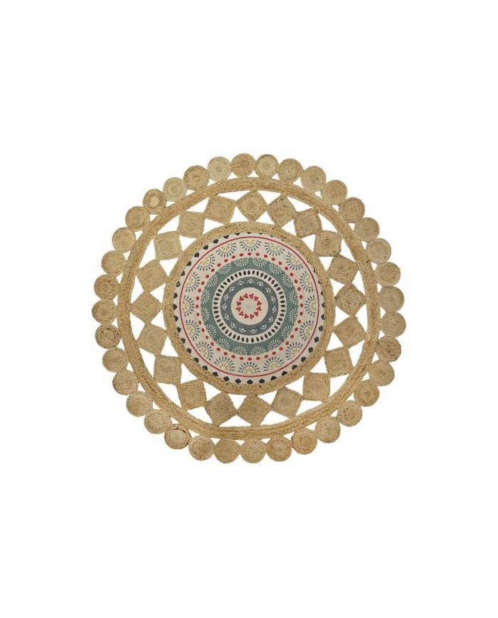 Carpet DKD Home Decor Brown Multicolour (150 x 150 x 0,75 cm)