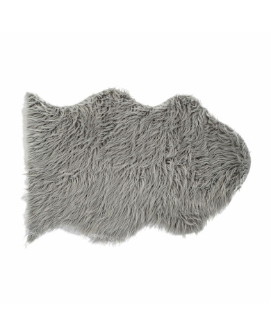 Carpet DKD Home Decor Grey With hair 60 x 90 x 2 cm