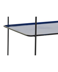 Set of furniture DKD Home Decor Blue Black 70 x 27 x 45 cm 40 x 27 x 45 cm 80 x 27 x 65 cm 80 x 27,5 x 65 cm