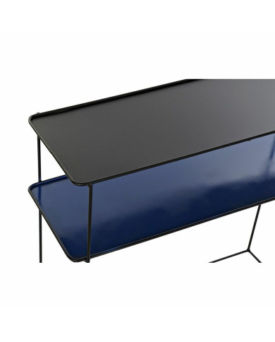 Set of furniture DKD Home Decor Blue Black 70 x 27 x 45 cm 40 x 27 x 45 cm 80 x 27 x 65 cm 80 x 27,5 x 65 cm
