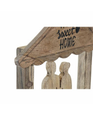 Decorative Figure DKD Home Decor Brown Mango wood Modern Family (30 x 8 x 39 cm)