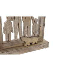 Decorative Figure DKD Home Decor Brown Mango wood Modern Family (30 x 8 x 39 cm)