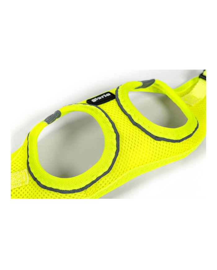 Dog Harness Gloria Air Mesh Star Yellow XXS 24-26 cm