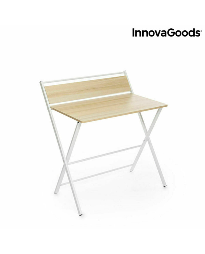 Folding Desk with Shelf InnovaGoods Tablezy Wood (Refurbished B)