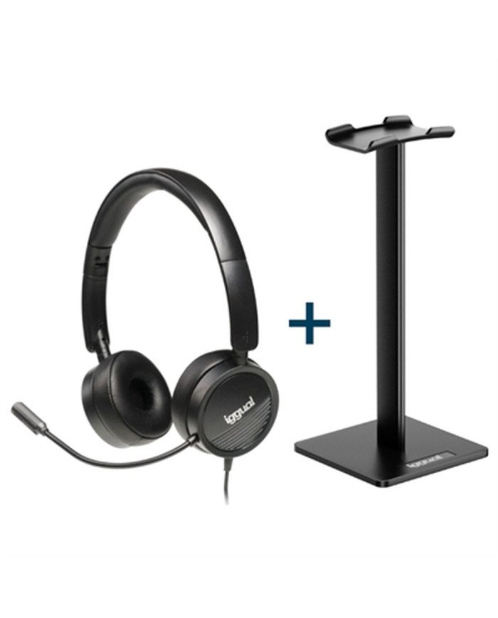 Headphones with Microphone iggual IGG317075+IGG318058