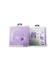 Bluetooth Headband Headphones Energy Sistem Style 3 Violet Lavendar