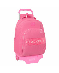 School Rucksack with Wheels BlackFit8 Glow up Pink (32 x 42 x 15 cm)