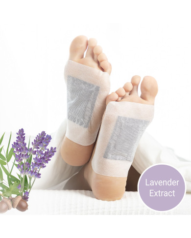 Detox Foot Patches Lavender InnovaGoods 10Units
