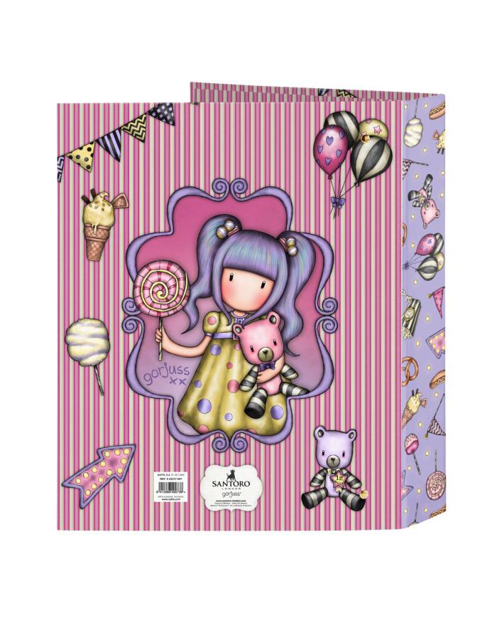 Ring binder Gorjuss First prize Lilac A4 27 x 33 x 6 cm