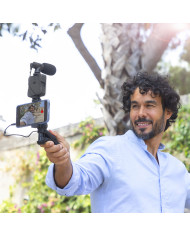 Vlogging Kit with Light, Microphone and Remote Control Plodni InnovaGoods 6 Pieces